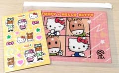 JRAターフィー・ハローキティ コラボ シール＆ケースセットのサムネイル