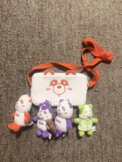 AAA え〜パンダ ポーチ マスコット セットのサムネイル