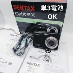 美品 PENTAX Optio E90 デジタルカメラ 本体 単3電池OK - メルカリ