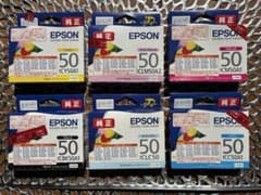 EPSON IC50 6色セット（ふうせん）　インクカートリッジのサムネイル
