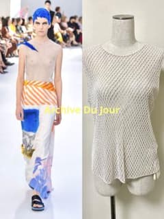 DRIES VAN NOTEN - Dries Van Noten ビーズフェイクパールベスト　38 新品　タグ付き Dries Van Noten ビーズフェイクパールベスト 38 新品 タグ付き - メルカリ