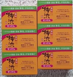 100g×３個入×2箱★薬用　柿渋　せっけん　100g×３個入×2箱　合計６個