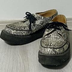 GEORGE COX ジョージコックス ラバーソール UK8 希少 総柄 美品 - メルカリ