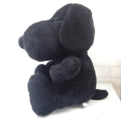 스누피 봉제인형 블랙 태그가 달린 바츠 눈