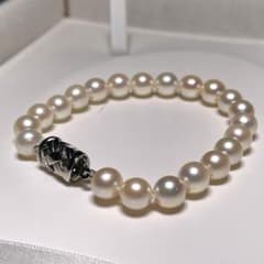 花珠級 ブレスレット アコヤ真珠 ネックレス パール 7.5〜7.7㎜ O612
