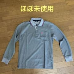 Munsingwear マンシングウエア　長袖ポロシャツ　ペンギン刺繍入りピンクのサムネイル