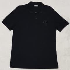 DIOR HOMME ポロシャツ CDロゴ ブラック XL - メルカリ