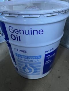 コマツ純正 ディーゼルエンジンオイル EO10W30-LA 20L - メルカリ