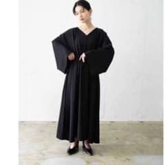 foufou THE DRESS #7 drape v neck dressのサムネイル