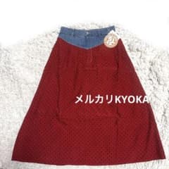 HYSTERIC GLAMOUR ヒスヒスカート ドット 水玉 赤 デニム 生地 HYSTERIC GLAMOUR ヒスヒスカート ドット 水玉 赤 デニム 生地 - メルカリ