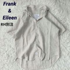 近年美品✨ロンハーマン別注　フランクアンドアイリーン　オープンカラーリネンシャツ 近年美品✨ロンハーマン別注 フランクアンドアイリーン オープンカラー