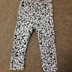 ヒョウ柄裏起毛パンツ 80のサムネイル
