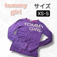 tommy girl トミーガール 長袖 Tシャツ パープル XS S ロゴのサムネイル