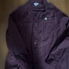 Carhartt 長袖シャツ ダークパープル XL TALLのサムネイル