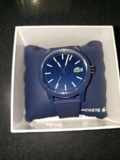 まり様専用　LACOSTE　時計　ネイビー　新品未使用のサムネイル