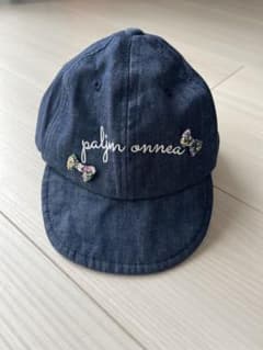 デニムリボン刺繍キャップ50㎝〜52㎝のサムネイル