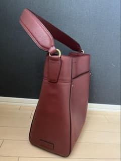 COLE HAAN コールハーン 本革 ワンショルダー バッグ ボルドー - メルカリ