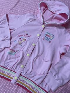 ♡メゾピアノ♡110♡パーカー♡ピンク♡のサムネイル