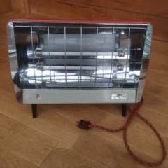 昭和レトロ　電気ストーブ(ナショナル製)ビンテージのサムネイル