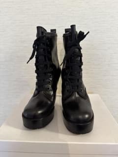MARC JACOBS レースアップ プラットフォームヒールブーツ 36