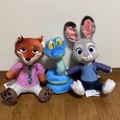ズートピア2 ぬいぐるみ ニック ジュディ ゲイリー ディズニー L