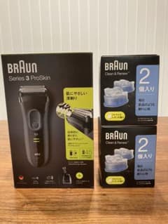 ブラウン 電気シェーバー 交換カートリッジ付 BRAUN 3050CC-Gのサムネイル