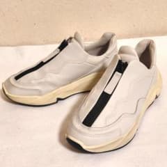 【ECCO】CHUNKY SNEAKER 厚底スニーカー 白 36　23cm本革