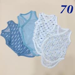 toco様　ユニクロ クルーネックボディ　70 前開きのサムネイル