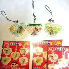 Sukiya Crayon Shin-chan Keychains: Nene-chan, Kazama-kun, Masao-kun