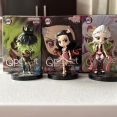 ✨美品✨鬼滅の刃 qposket petit 禰豆子 堕姫 妓夫太郎 フィギュア
