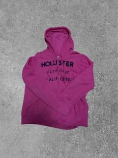 HOLLISTER ピンク フルジップパーカー y2k 古着 Hollister ピンク ジップパーカー Y2K 00s 古着 ロゴパーカー - メルカリ