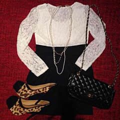 【SALE】レースペプラムワンピ/WHTのサムネイル