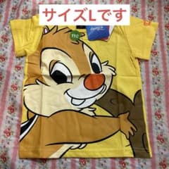 베이비 인형 칩 데일 디즈니 티셔츠 반소매 L