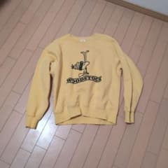 ウッドストック刺繍イエロースウェットのサムネイル