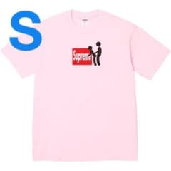 希少　Supreme stick tee ピンク　sサイズ　短丈　Y2k 希少 Supreme stick tee ピンク sサイズ 短丈 Y2k - メルカリ