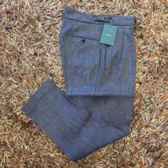 新品 BERWICHベルウィッチスコッチ コットンリネンストレッチ デニム 