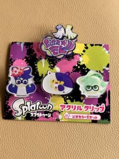 Unused Splatoon Acrylic Clip Set (2015 model) - Squid Sisters