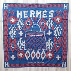 HERMES カレ65 ケリーアンペルル シルクスカーフ エルメス - メルカリ