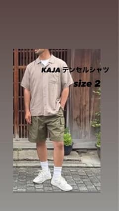 KAJA 幻の名作　テンセルシャツ size 2 KAJA 幻の名作 テンセルシャツ size 2 - メルカリ