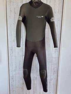 高級ブランド ZERO セミドライ ウエットスーツ フル 5/3mm 裏起毛M
