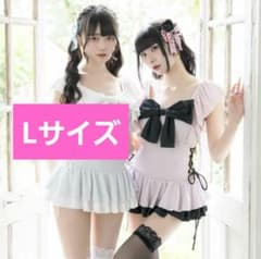 DearMyLove】サイドレースアップリボン水着 品番：534279 ピンク