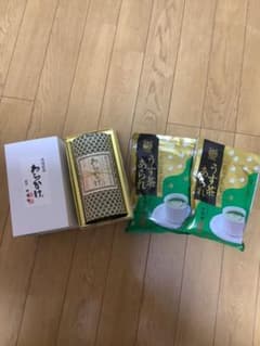 Yoshy様専用　竹茗堂　うす茶糖あられ　わらかけ　セットのサムネイル