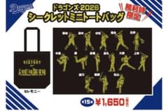 中日ドラゴンズ　勝利時限定 シークレットトートバッグ&ダルマキーホルダー　中西のサムネイル