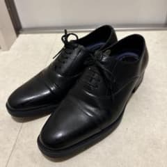 メンズ ストレートチップ ビジネスシューズ ブラックのサムネイル