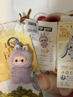 ミニラブブ labubu PIN FOR LOVE ぬいぐるみペンダント Mのサムネイル