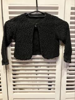 COMME CA FOSSETTE キッズ ボレロ ブラック 100Aのサムネイル