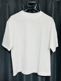 【未使用】UNIQLO エアリズムコットンオーバーサイズTシャツ M ホワイト白のサムネイル