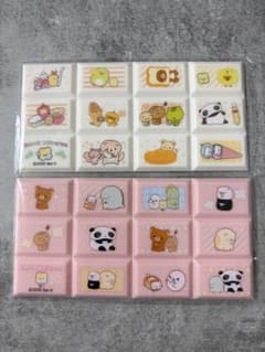 サンエックスユニバース ちょこぶろっくしーる 2種セットのサムネイル