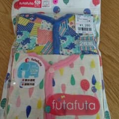 リーヤさん専用☆フタフタ！袖なし前開きロンパース 80のサムネイル