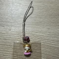 【激レア】名古屋　金のシャチホコ　ピンク　ハローキティストラップ　ご当地 激レア】名古屋 金のシャチホコ ピンク ハローキティストラップ